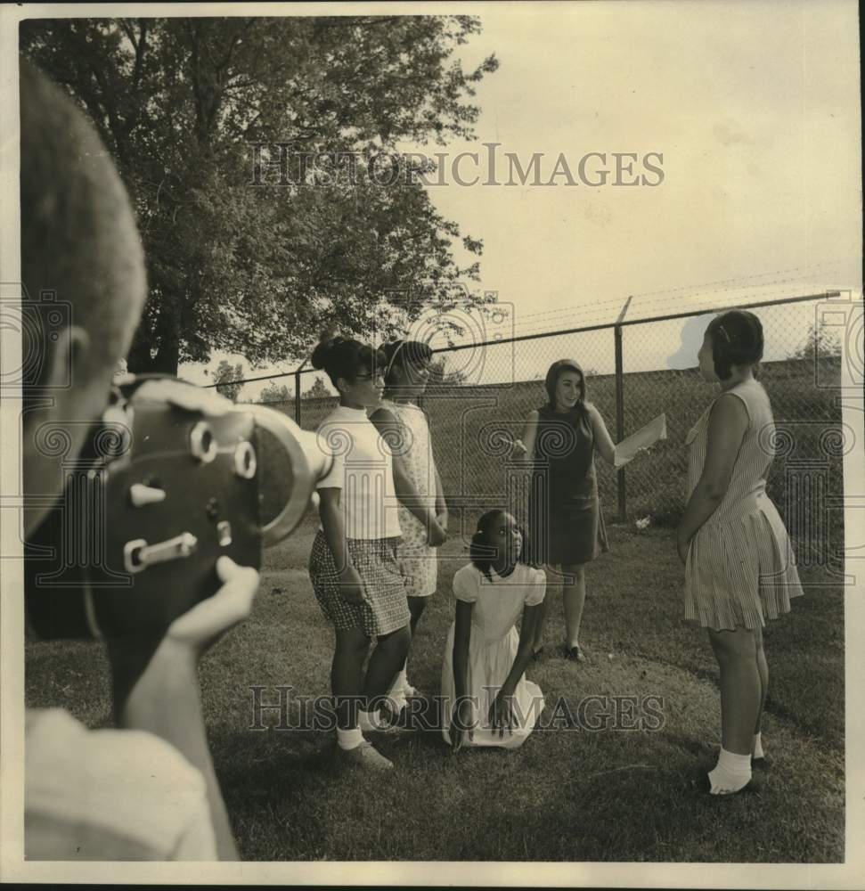 1967 Press Photo Participants in Project Genesis at Gregory Junior High School