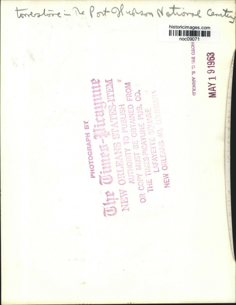 Load image into Gallery viewer, 1963 Press Photo Tombstone in the Port Gibson National Cemetery - noc09071
