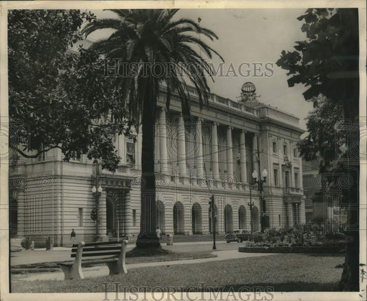 1963 Press Photo The old Post Office building at 601 Camp - noc09223