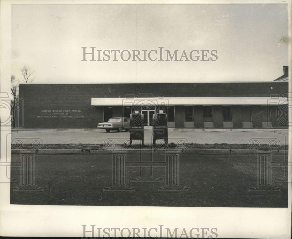1968 Press Photo United States Post Office on Carondelet Street, New Orleans