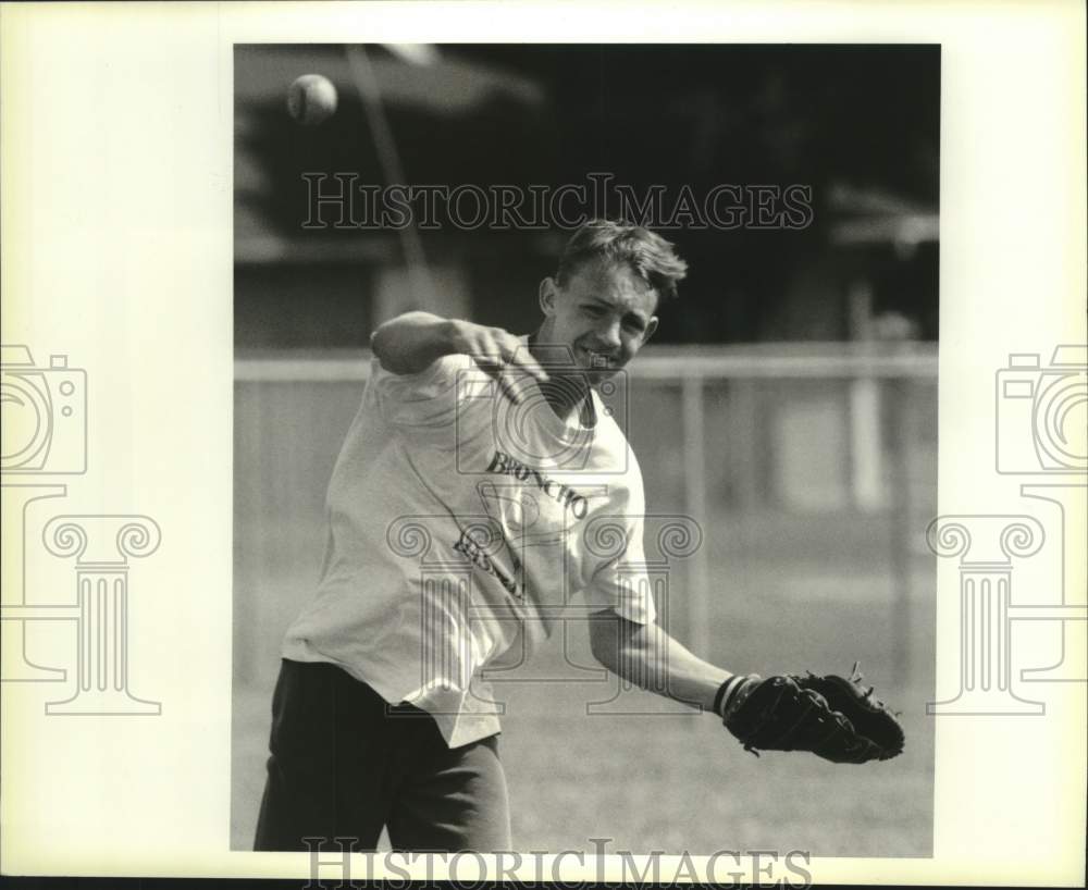 1994 Press Photo Port Sulphur High School - Jon Fischtziur, Baseball Player- Historic Images