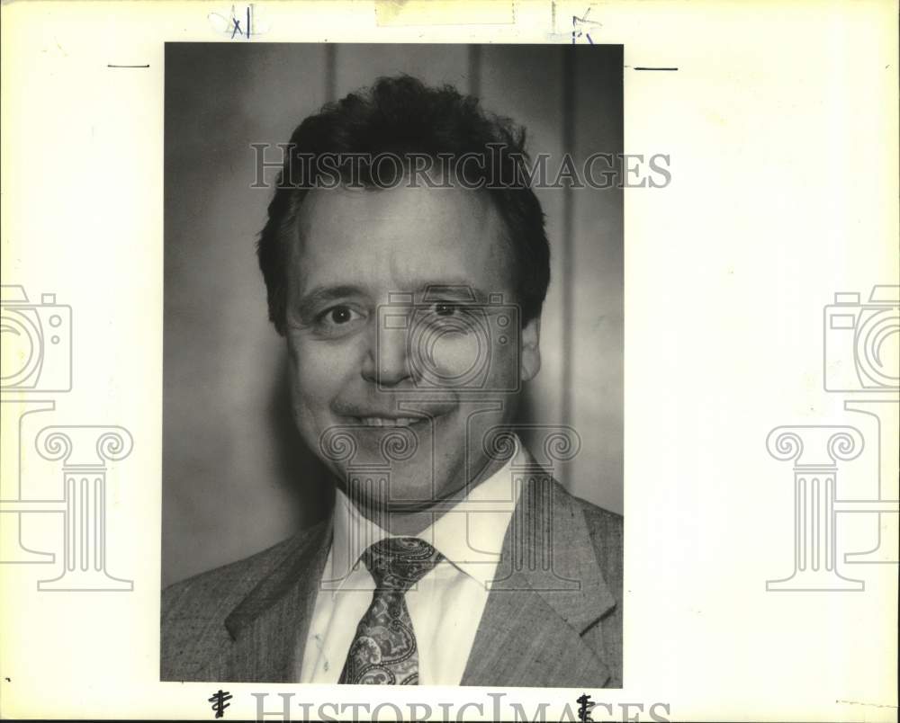 1989 Press Photo Jefferson Parish School Superintendent Dr. Russell Protti- Historic Images