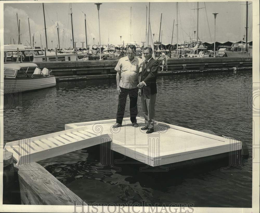 1966 Press Photo Southern Yacht Club - S.W. Provensal Jr., Glen Hagen
