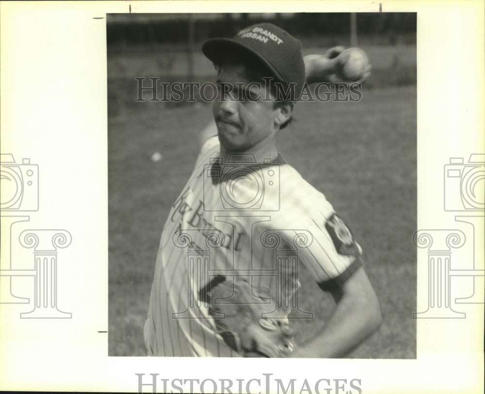 1991 Press Photo Baseball - Woody Rawle, Ray Brandt Pitcher - noc09830- Historic Images