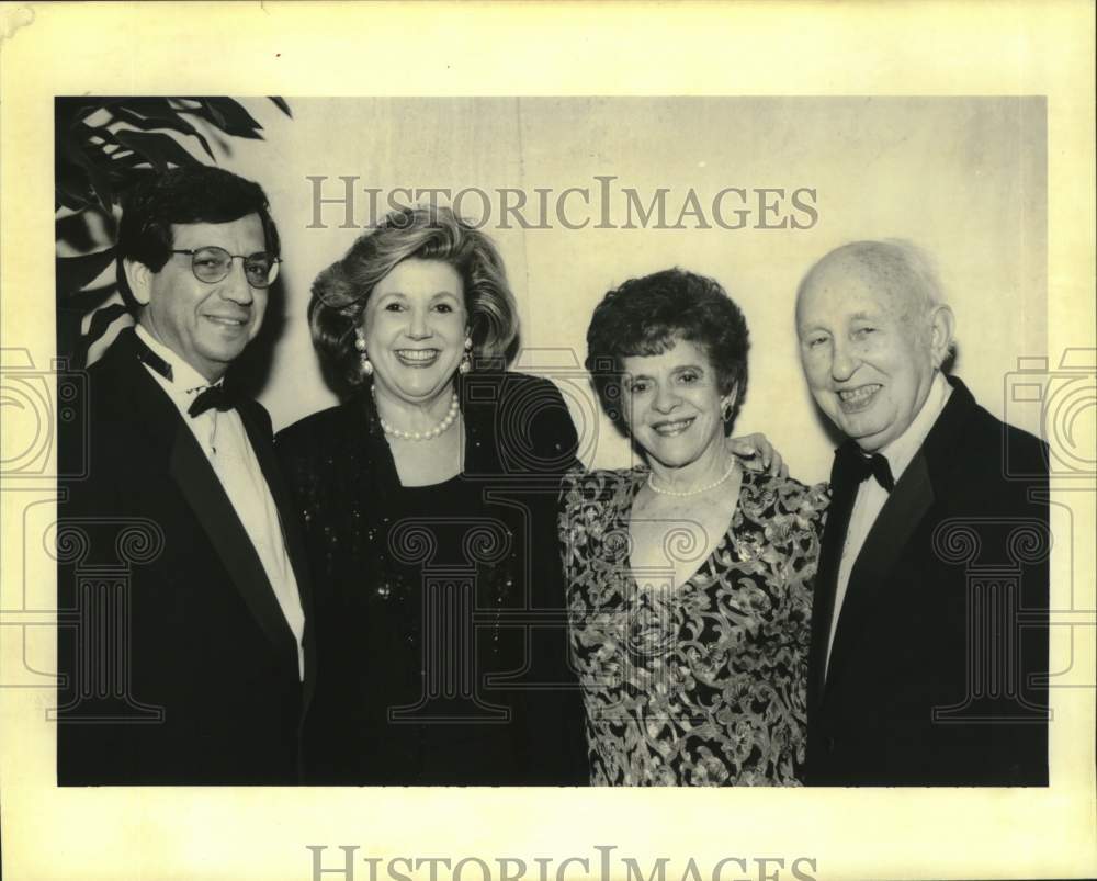 1994 Press Photo Jack &amp; Annette Rau, Libbye &amp; Gordon Mathew at Hadassah Party