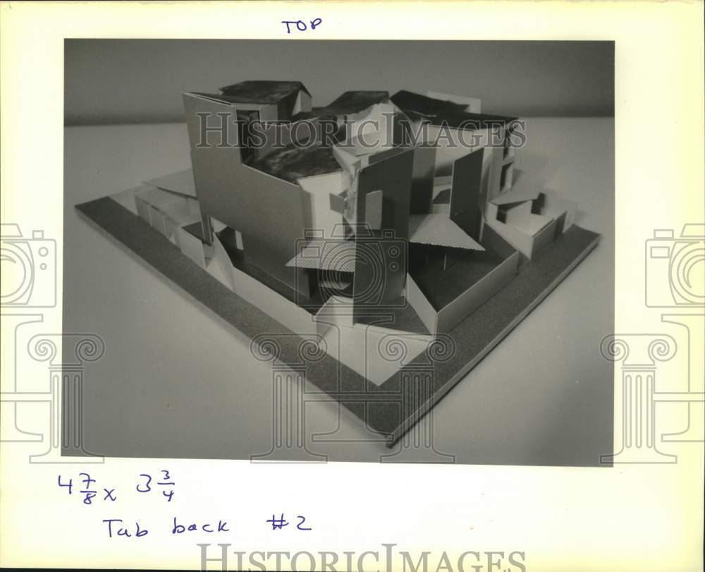 1989 Press Photo Rau house model - Historic Images