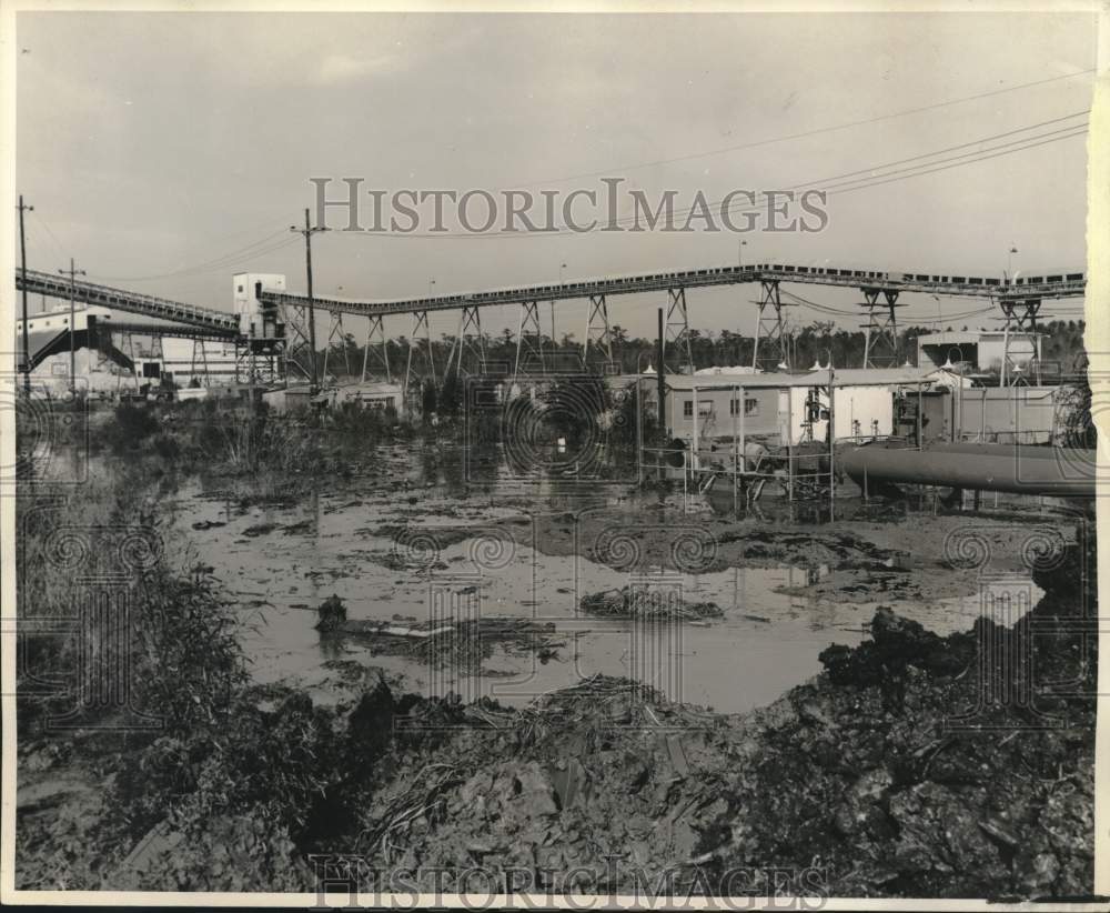 1964 Press Photo Public Bulk Handling Plant, Mississippi River Gulf Outlet
