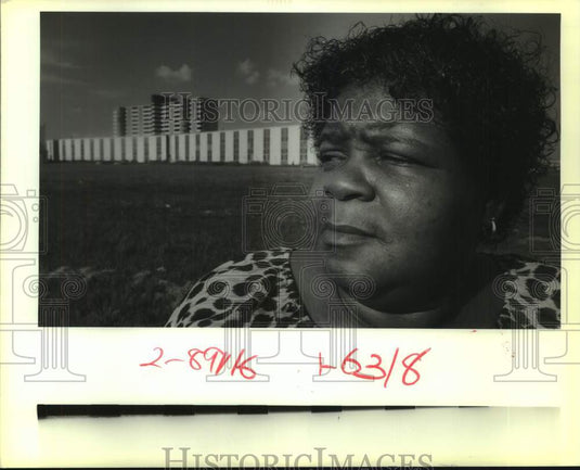 1989 Press Photo Fischer Housing Project - Lillie Richardson- Historic Images