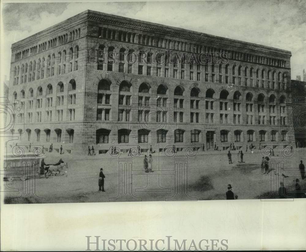 1972 Press Photo Marshall Field Store in Chicago, Illinois- Historic Images