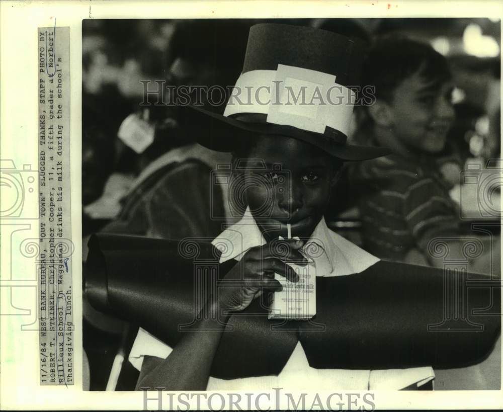 1984 Press Photo Norbert Rillieux School - Christopher Cooper, Fifth Grade- Historic Images