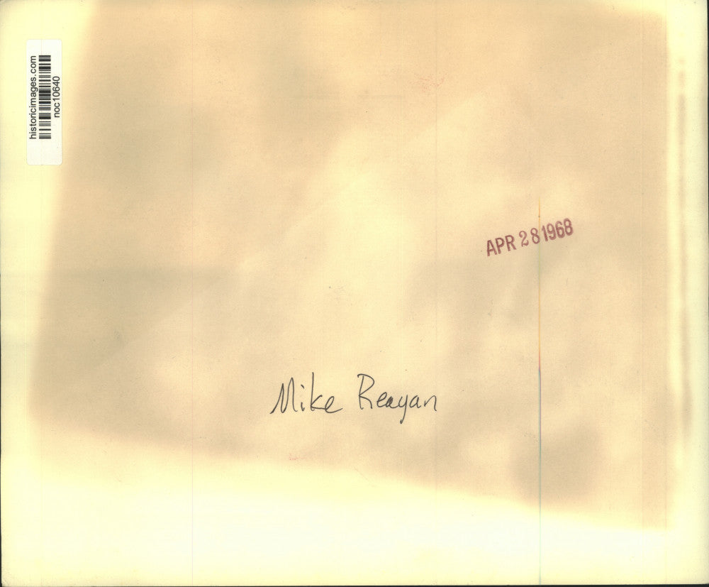 1968 Press Photo Mike Reagan, used car salesman at Colonial Buick - noc10640