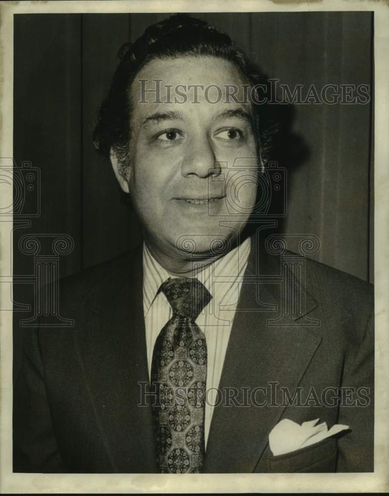 1972 Press Photo Sherman F. Raphael, the Academy of New Orleans trial lawyer