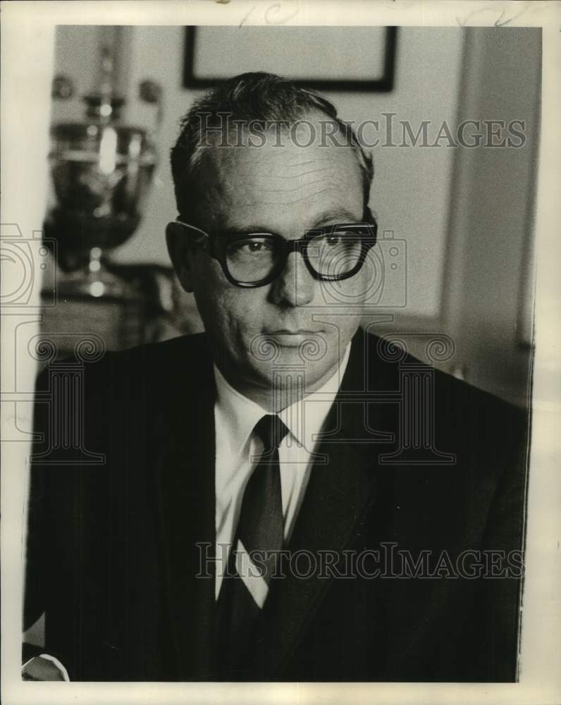 1968 Press Photo George Rhode III, Fair Grounds Official - noc11071