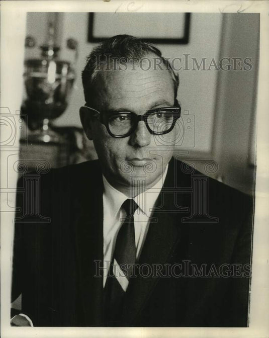 1968 Press Photo George Rhode III, Fair Grounds Official - noc11071