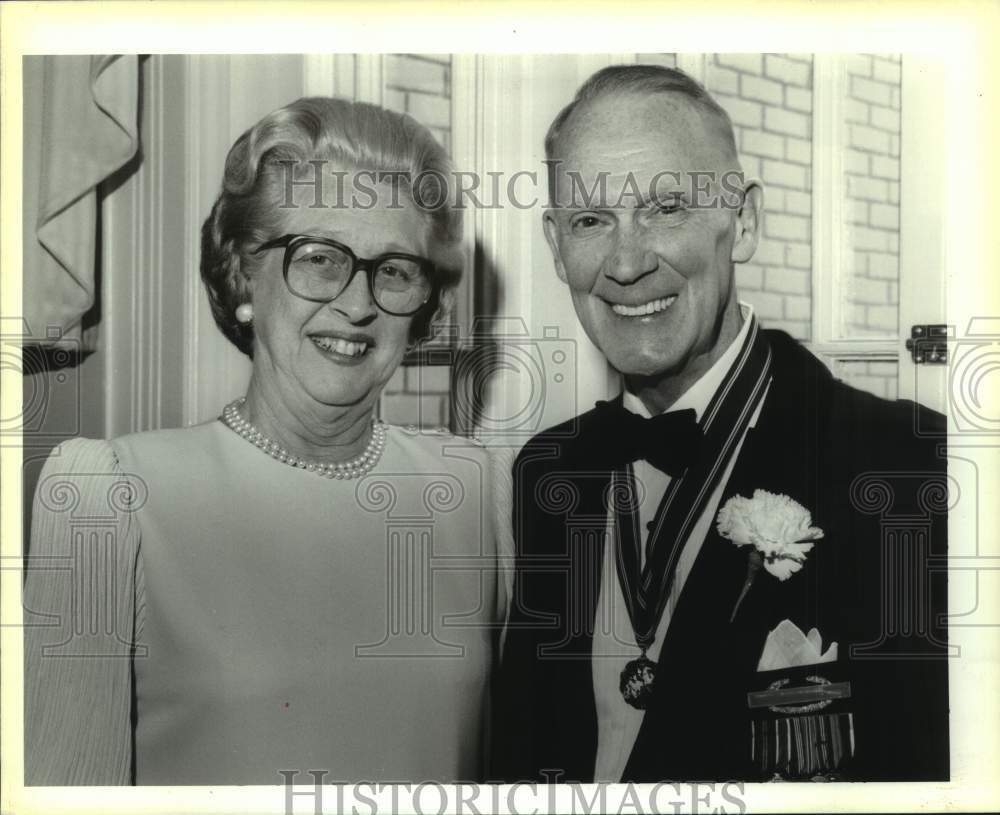 1993 Press Photo Robin and Randy Richmond of the Society of St. George