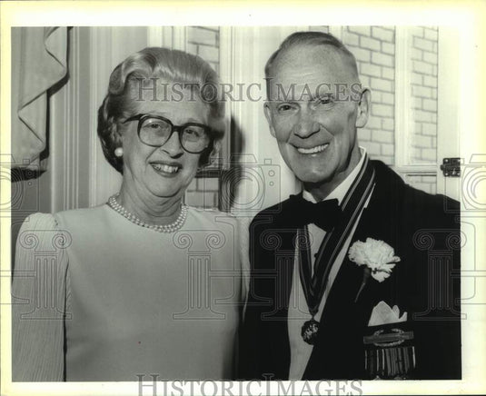 1993 Press Photo Robin and Randy Richmond of the Society of St. George