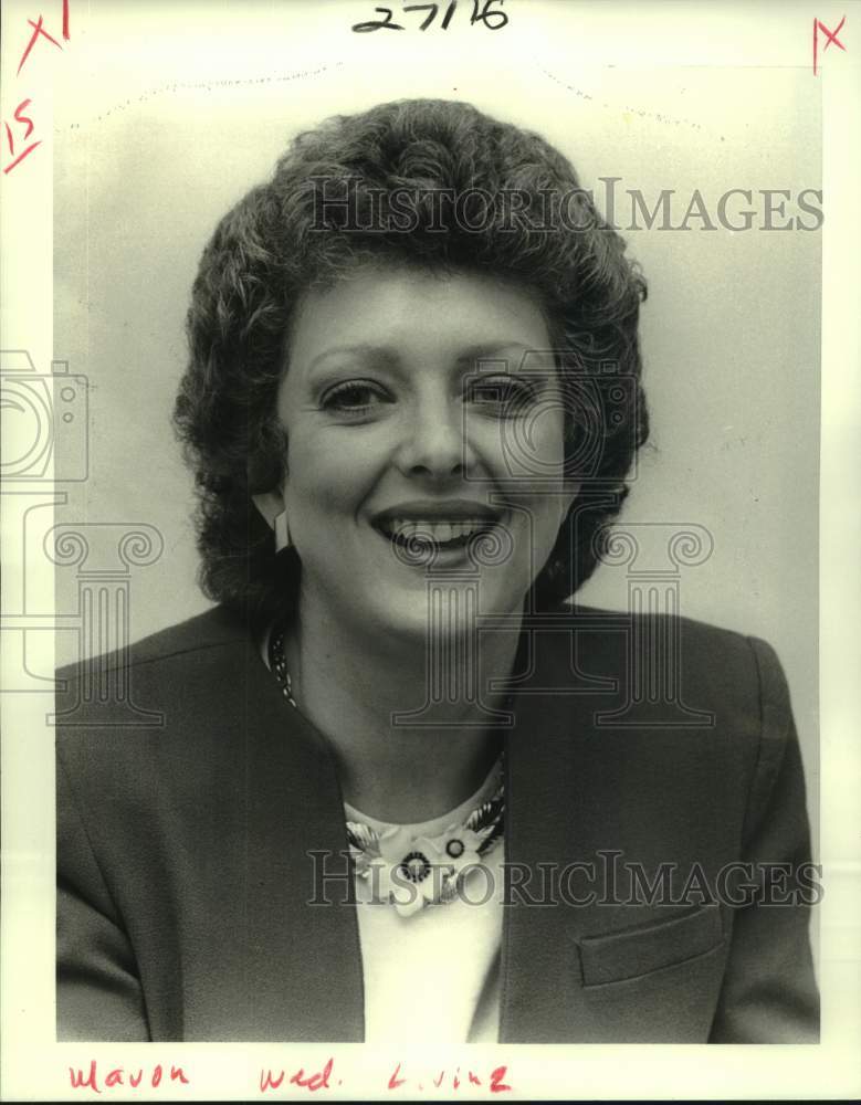 1986 Press Photo Pat Nichols, Avon Lady- Historic Images