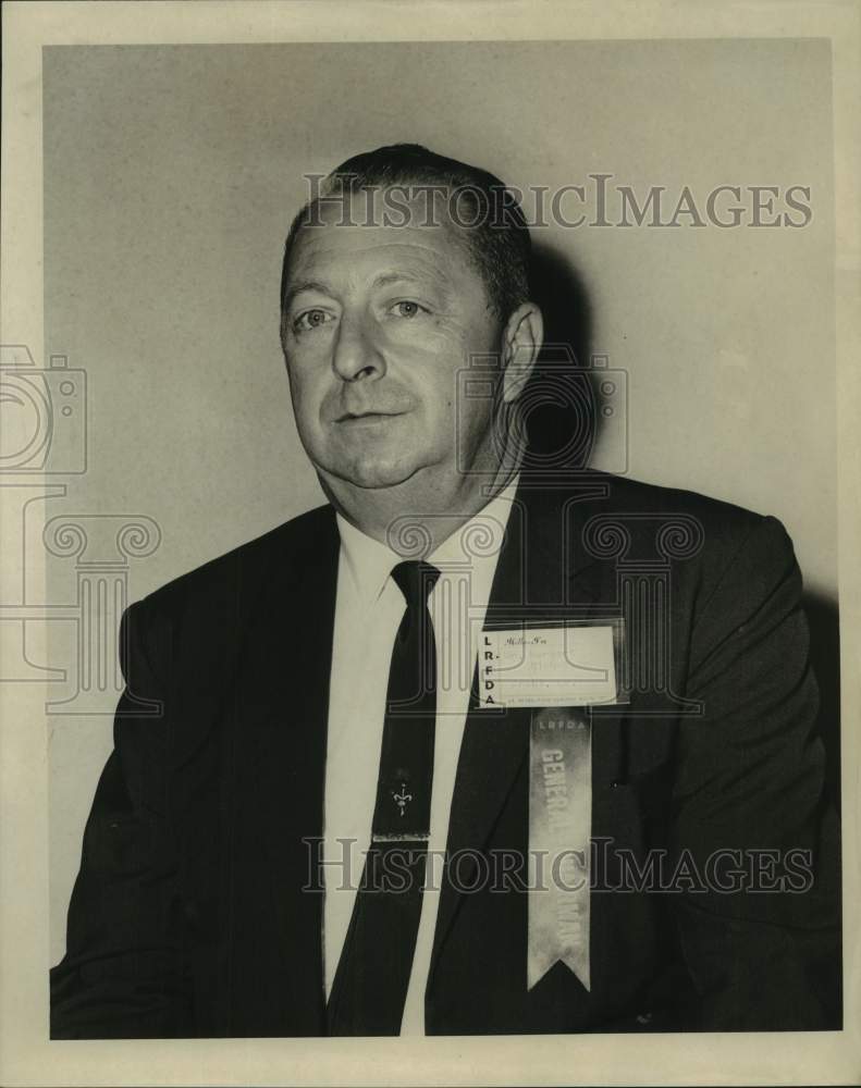 1965 Press Photo Herbert Nicholson, president of the Retail Dealers Association- Historic Images