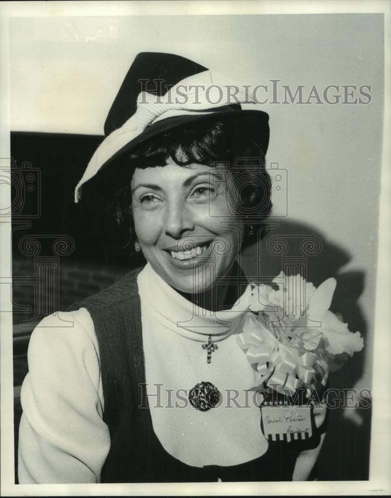 1973 Press Photo Council of Catholic School Cooperative Clubs-Mrs. Ronald Porter