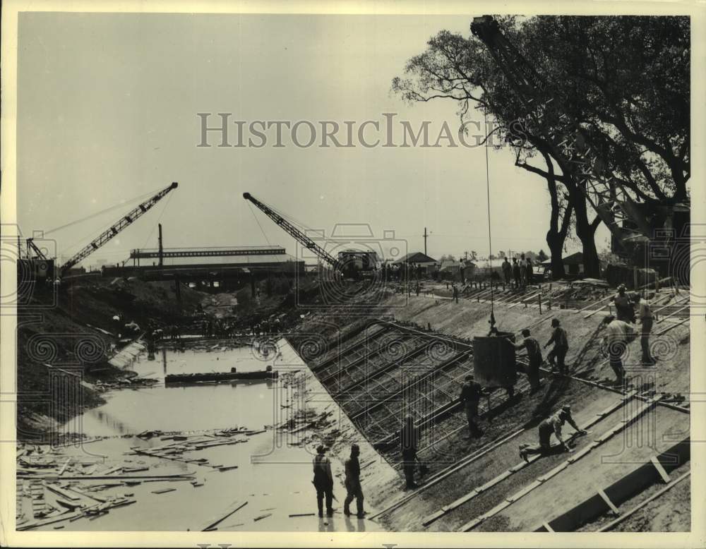 Press Photo New Orleans Sewerage and Water Board Water Intake Station- Historic Images