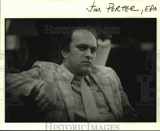 Jim Portner 1981 Press Photo Jim Porter of the EPA – Historic Images