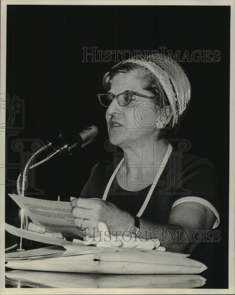 1967 Press Photo Mrs. Cecilia Pizzo, New Orleans - noc12682