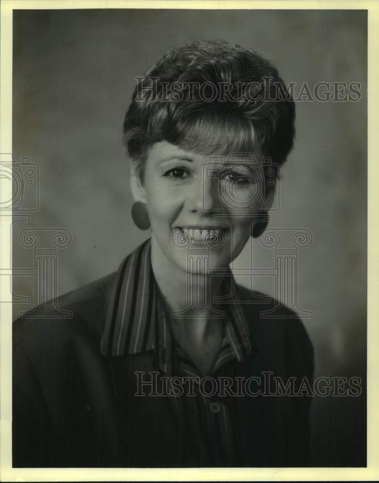 1986 Press Photo Karen Niklaus, President, New Orleans B & P Womens' Club- Historic Images