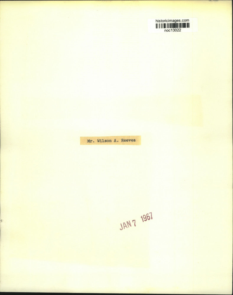 1967 Press Photo Mr. Wilson A. Reeves, Southern Regional Research Laboratory