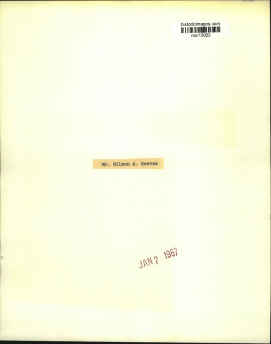 1967 Press Photo Mr. Wilson A. Reeves, Southern Regional Research Laboratory