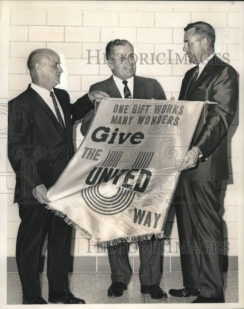 Load image into Gallery viewer, 1967 Press Photo United Way - St. Bernard Parish Campaign Officials - noc13317

