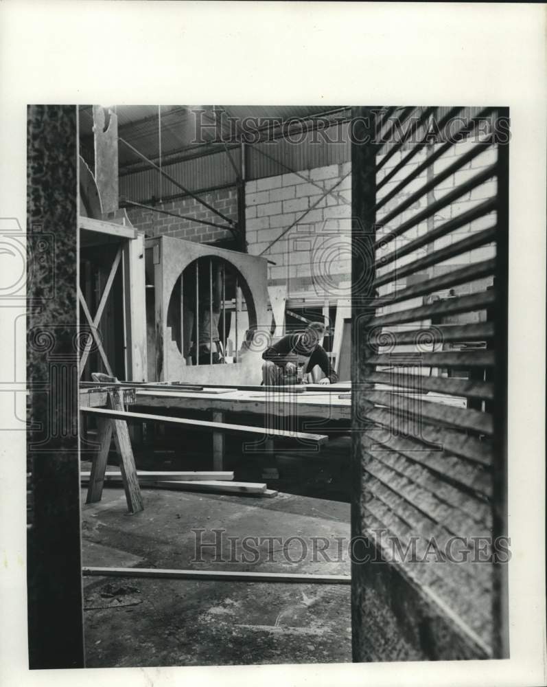 Load image into Gallery viewer, 1969 Press Photo Construction of Repertory Theatre on OÃƒÂ¢Ã¢EšÂ¬Keefe Street
