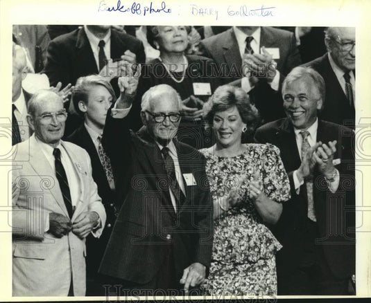 1988 Press Photo Delegates at Republican National Convention at the Superdome