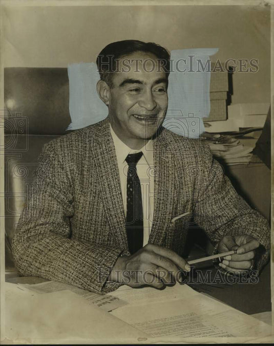 1963 Press Photo Raul Reina Rosal, Guatemalan Consul-General to New Orleans