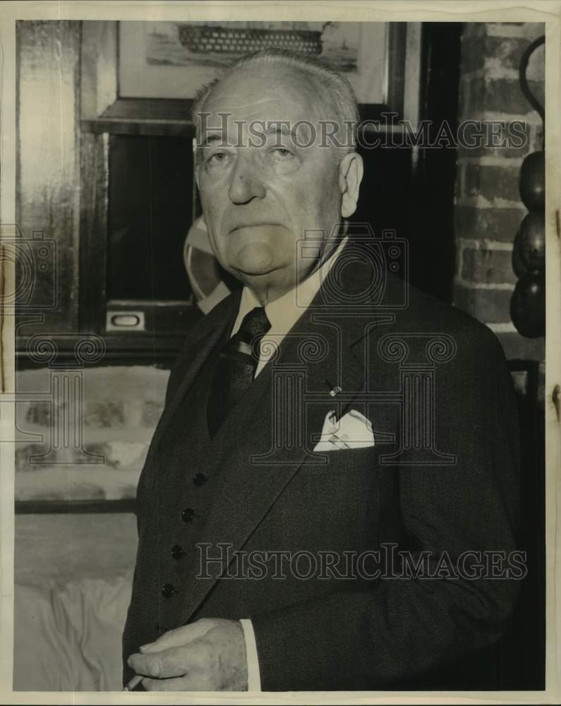 1960 Press Photo Jules Romains, French Poet, Novelist, Playwright & Philosopher