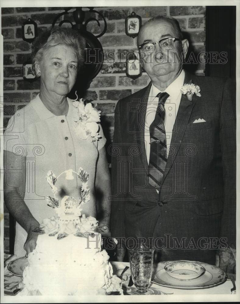 1970 Press Photo Mr. and Mrs. Paul Riche Celebrate 50th Wedding Anniversary