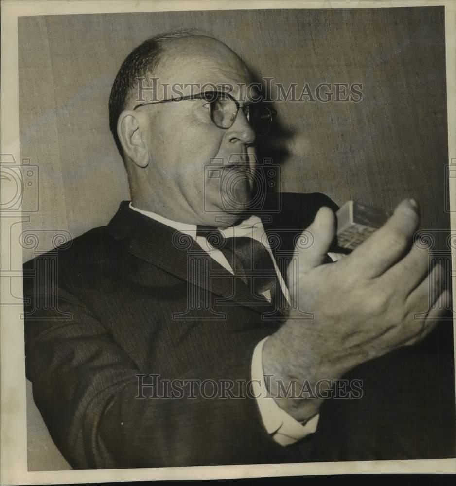1961 Press Photo A. E. Robinson in Louisiana - noc14768
