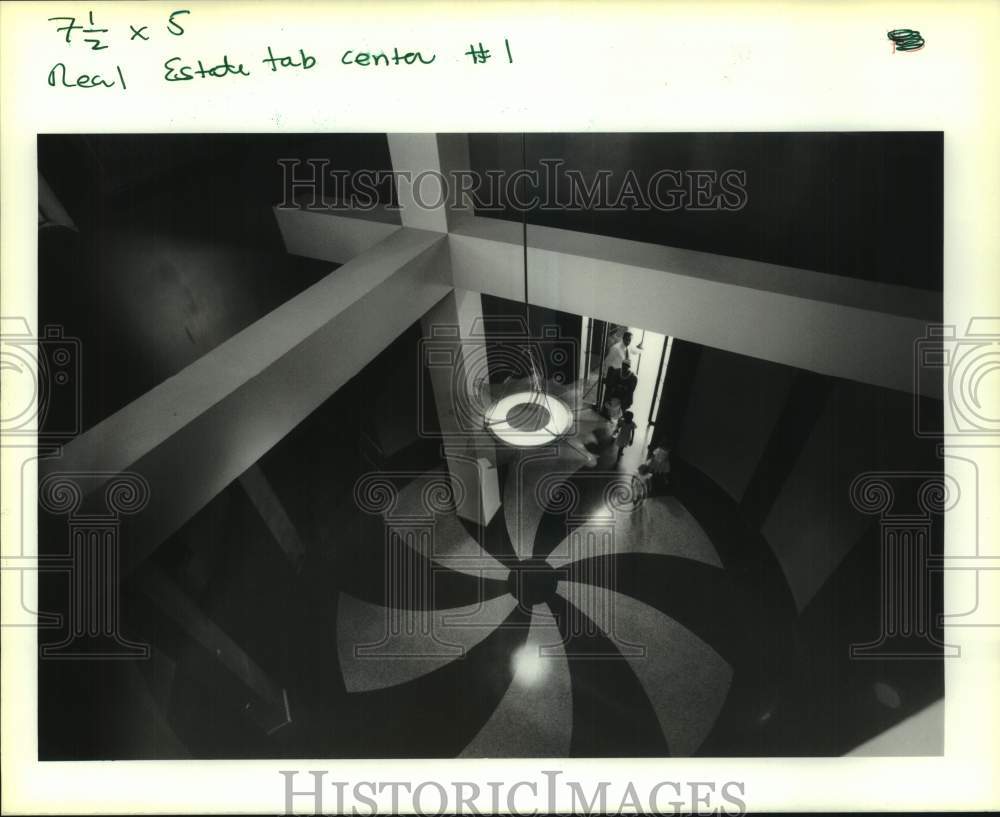 1989 Press Photo The Rotunda with Two Story Lobby - noc15497