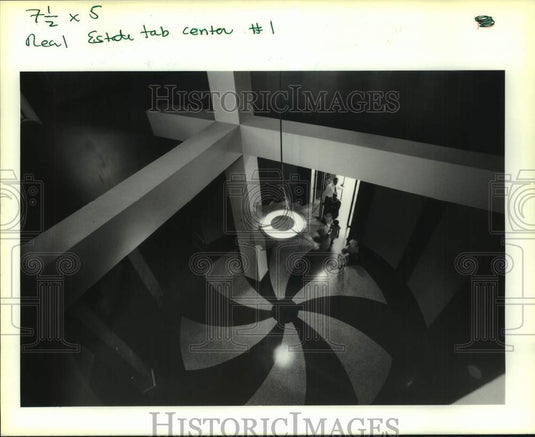 1989 Press Photo The Rotunda with Two Story Lobby - noc15497