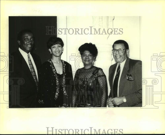 1994 Press Photo Mrs. & Mrs. Virgil Robinson & Mr. & Mrs. Johnson at STUD Event