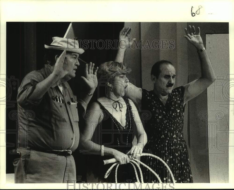 Load image into Gallery viewer, 1988 Press Photo Scene From My Husbands Wild Desires at Rose Dinner Theater
