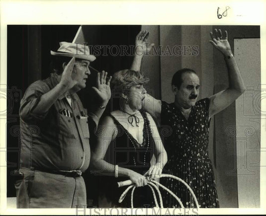 1988 Press Photo Scene From My Husbands Wild Desires at Rose Dinner Theater