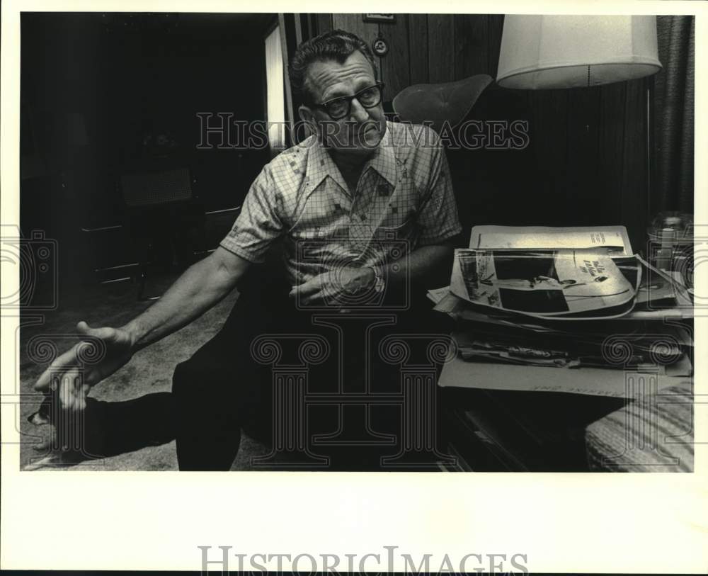 1967 Press Photo Baseball - Former New Orleans Pelican Player Mel Rue- Historic Images