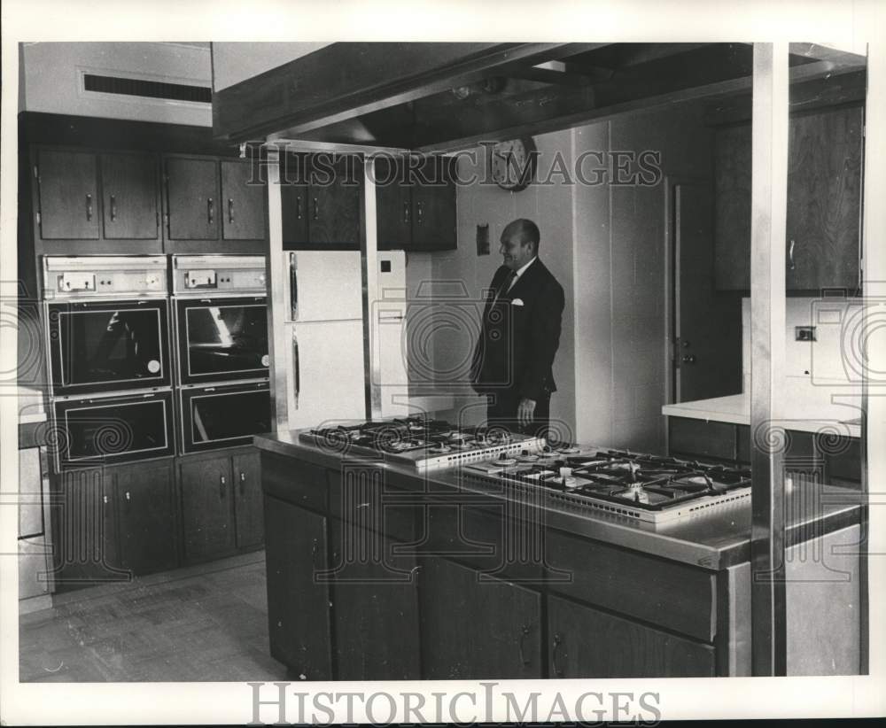 1967 Press Photo Kitchen Inside the Rivarde Memorial Home Juvenile Detention