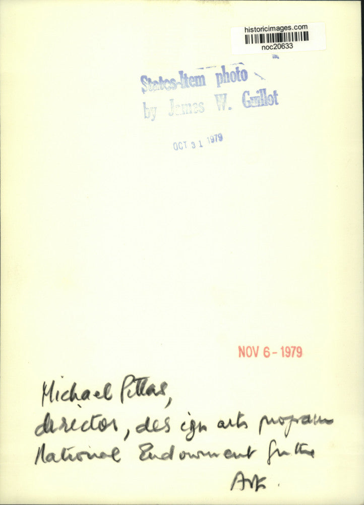 1979 Press Photo National Endowment design arts program director Michael Pittas