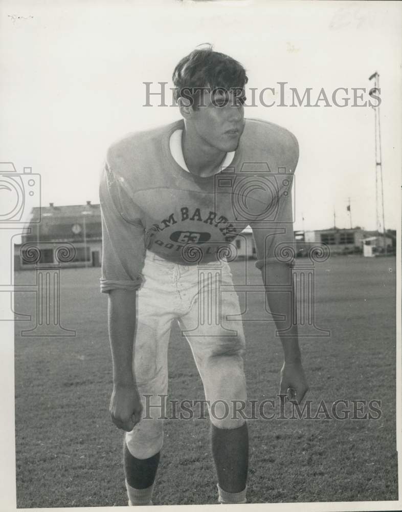 1969 Press Photo Sam Barthe football player David Paine - noc20786- Historic Images