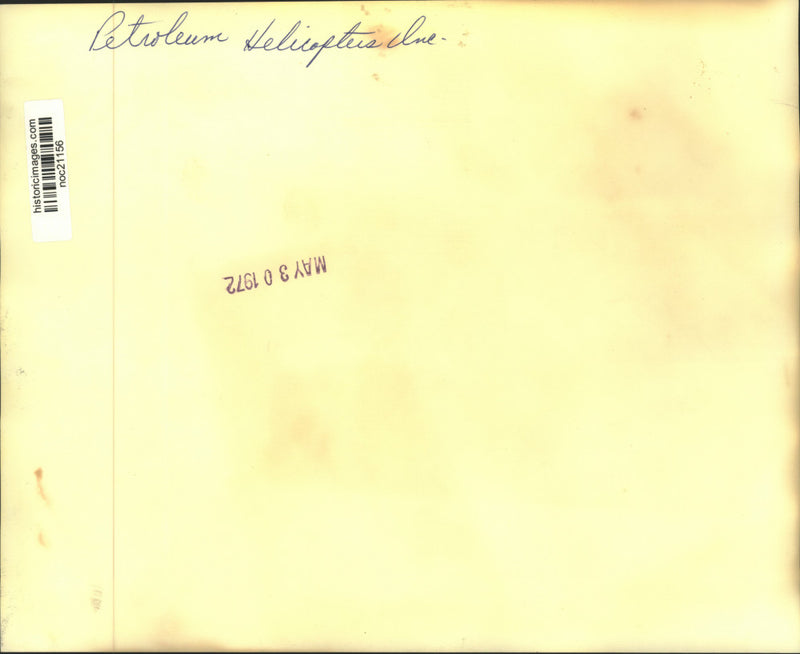 Load image into Gallery viewer, 1972 Press Photo Petroleum Helicopters, Incorporated crash site. - noc21156
