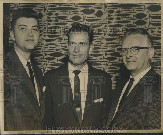 1961 Press Photo Centenary College Alumni president Waylan Pearce and members