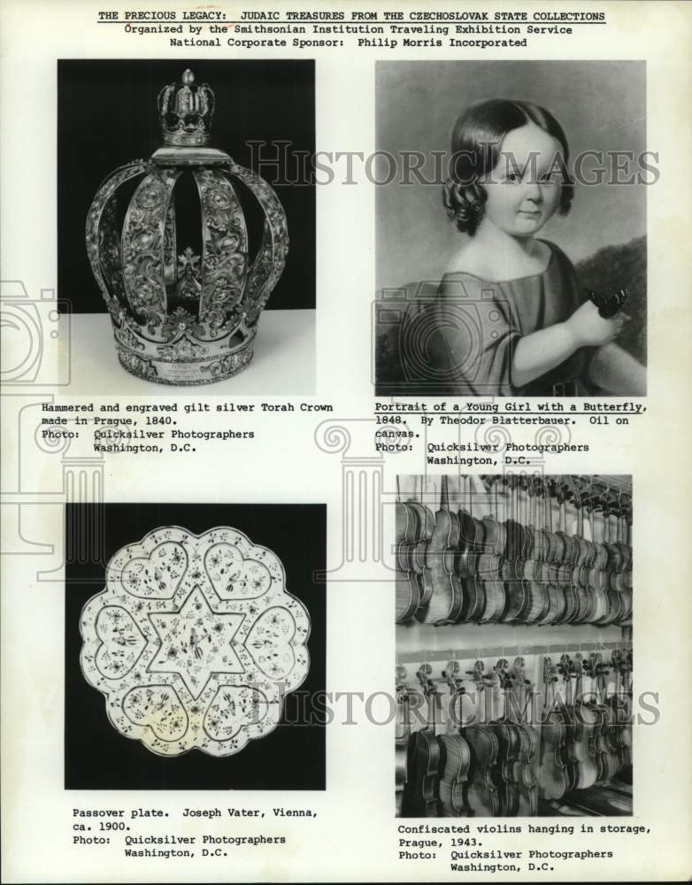 Press Photo Judaic Treasures From The Czechoslovak State Collection - noc22041- Historic Images