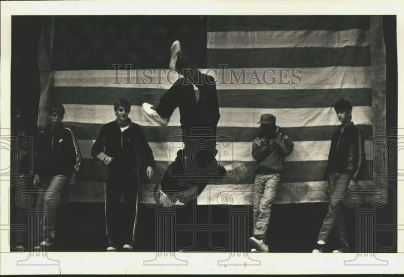 Load image into Gallery viewer, 1984 Press Photo Mark Franatovich performs at St. Bernard Junior Miss pageant
