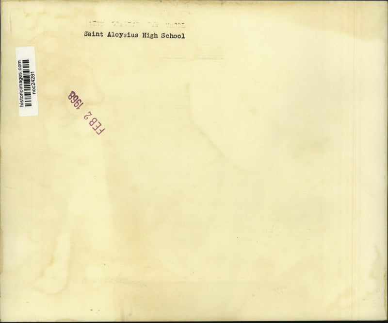 Load image into Gallery viewer, 1968 Press Photo Religious leaders at Saint Aloysius High School. - noc24281
